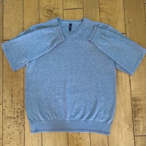 Stylish RVCA V-Neck Sweater in Grey